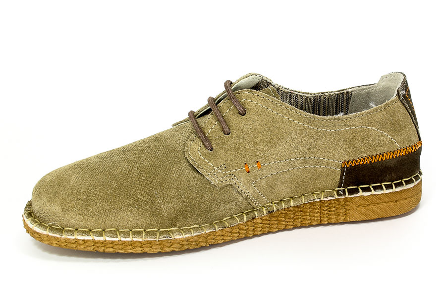 Półbuty Manitu 641272 Beige