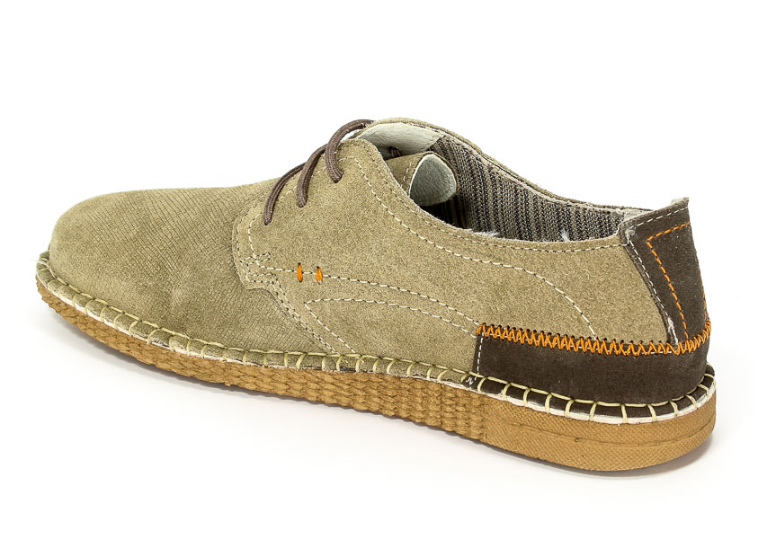 Półbuty Manitu 641272 Beige