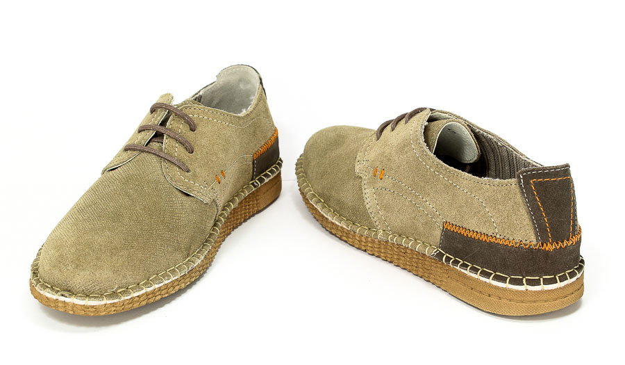 Półbuty Manitu 641272 Beige