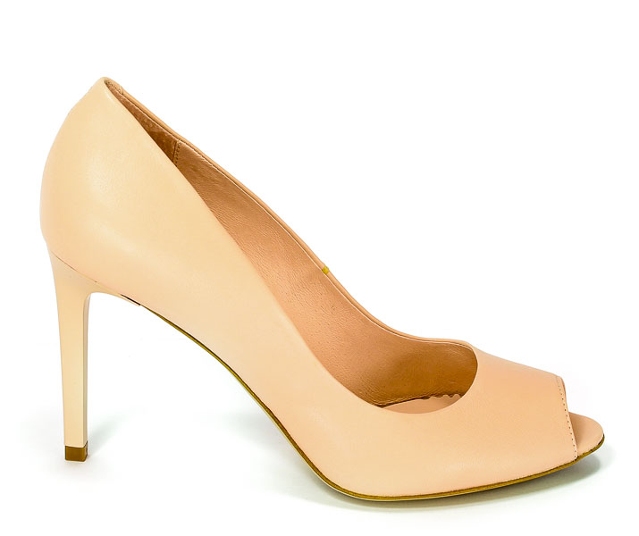 Czółenka Letnie Bravo Moda 1493 Rose Skóra