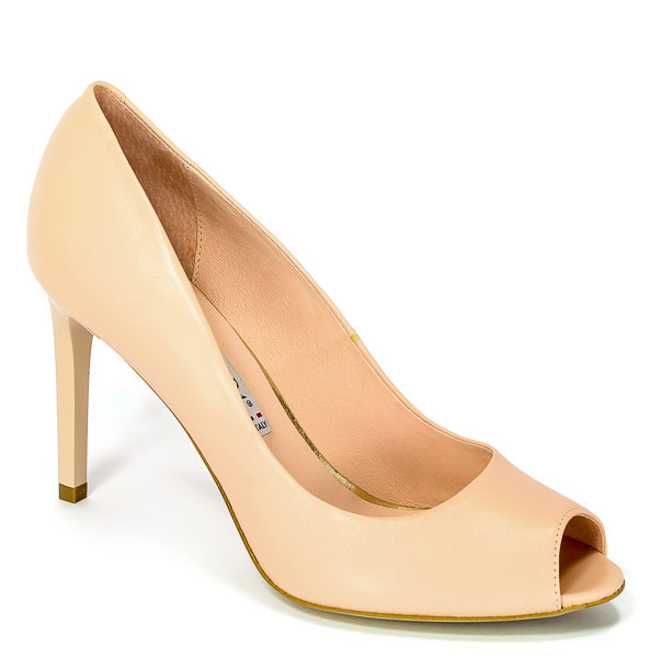Czółenka Letnie Bravo Moda 1493 Rose Skóra
