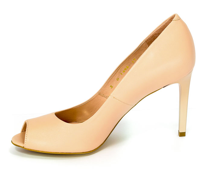Czółenka Letnie Bravo Moda 1493 Rose Skóra