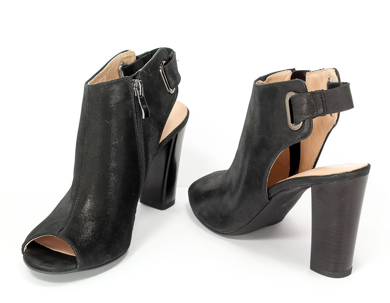 Botki Letnie Eksbut 37-4575-455-1G Czarny