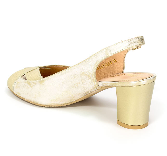 Sandały Eksbut 37-4550-672/F16-1G Złoto