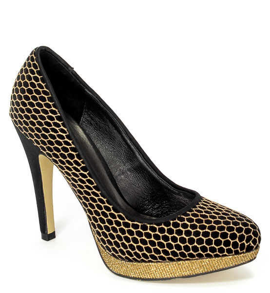 Czółenka Menbur 005032 001-Black/Negro Prz.