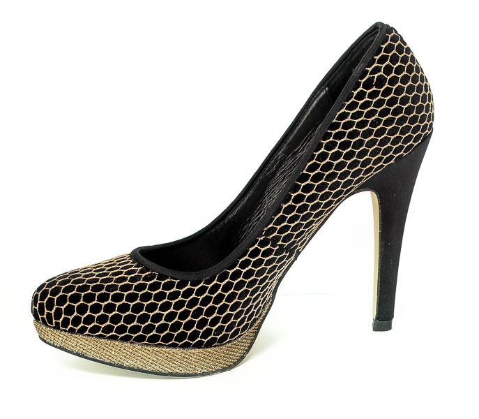 Czółenka Menbur 005032 001-Black/Negro Prz.