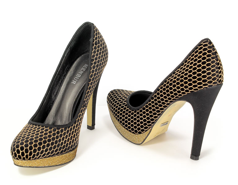 Czółenka Menbur 005032 001-Black/Negro Prz.