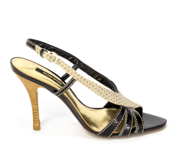 Sandały Dumond 4101573 Preto Ver Prz.