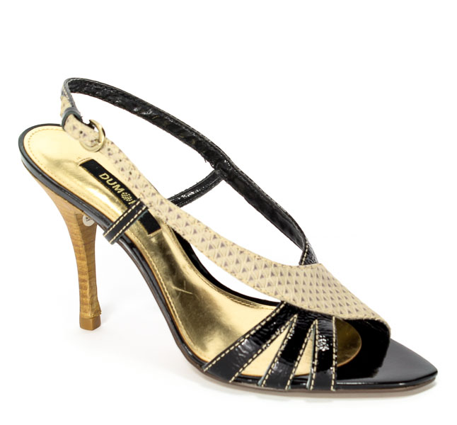 Sandały Dumond 4101573 Preto Ver Prz.