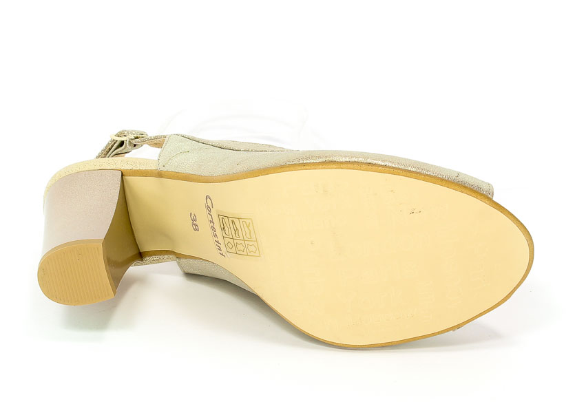 Sandały Cortesini 1804/1 Platyna