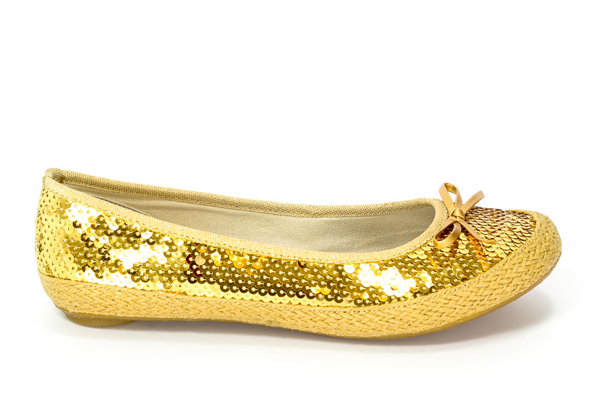 Baleriny Blink 600593-89300-189 Gold Prz.