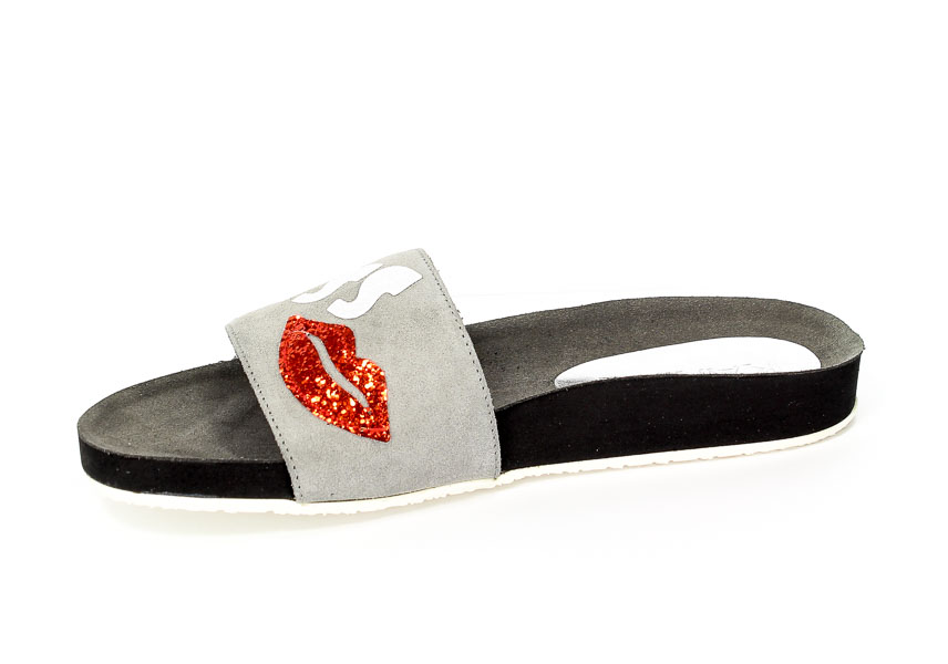Klapki Karino 2124/002-P Szary
