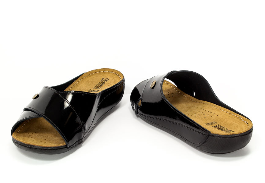 Klapki Muya Mu 316017 BLK Czarny