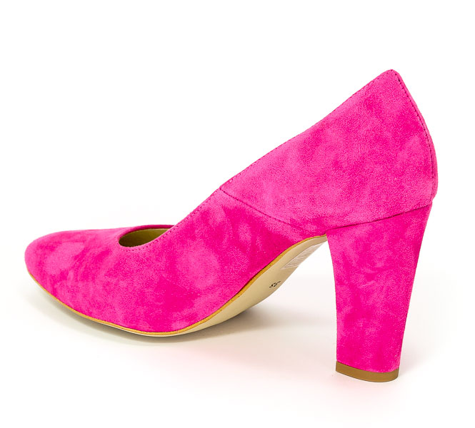 Czółenka Fabio Fabrizi 755 Fuksja Zamsz