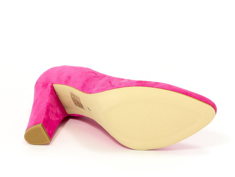 Czółenka Fabio Fabrizi 755 Fuksja Zamsz