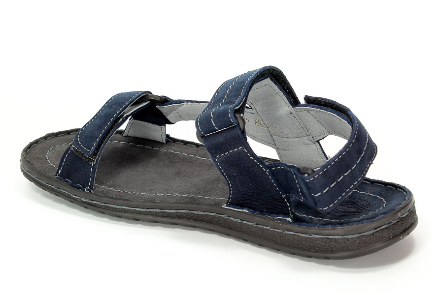 Sandały Riko 806 Juma Blue Welur