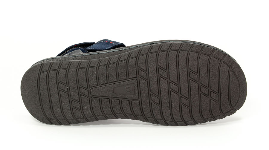 Sandały Riko 806 Juma Blue Welur