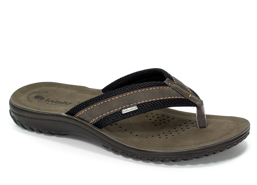 Klapki Inblu FN000079 Czarny