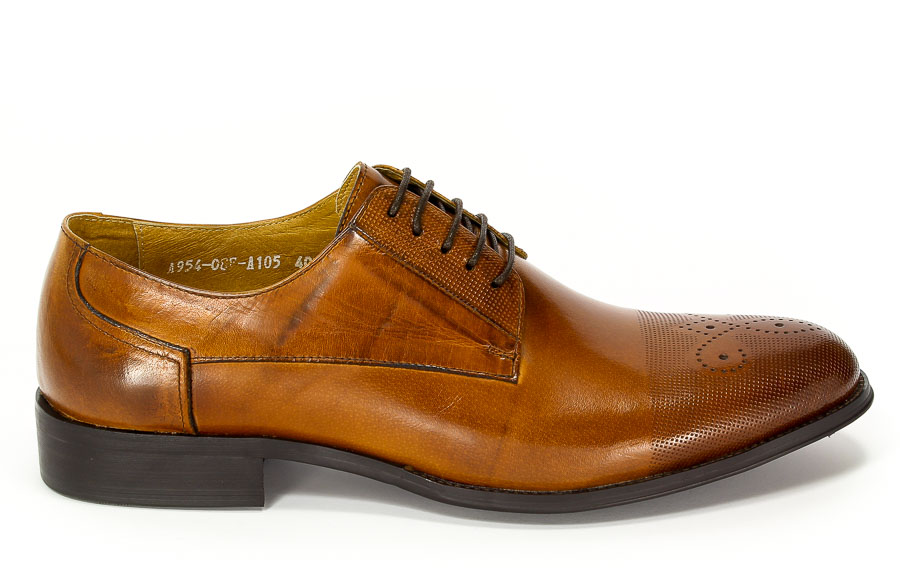 Półbuty Brooman John Doubare A954-08F-A105 Brown