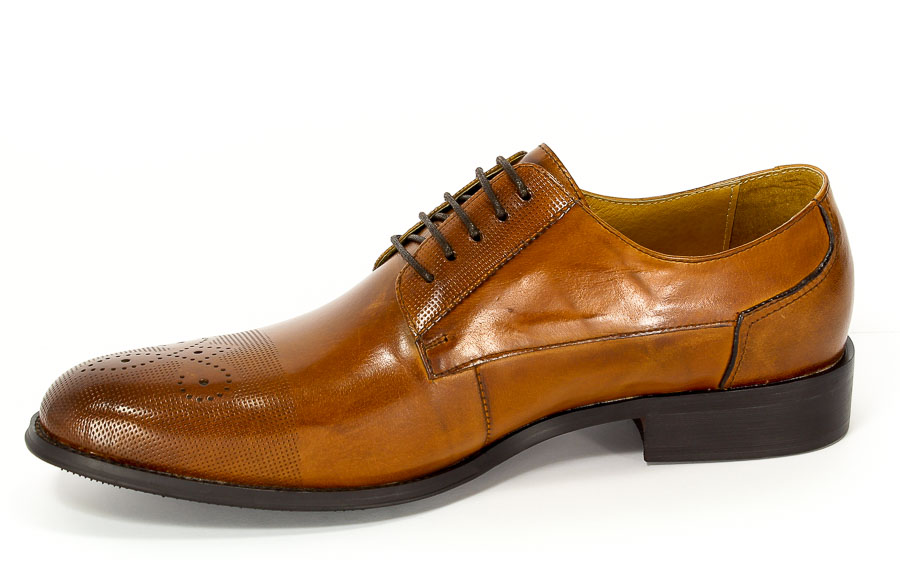 Półbuty Brooman John Doubare A954-08F-A105 Brown