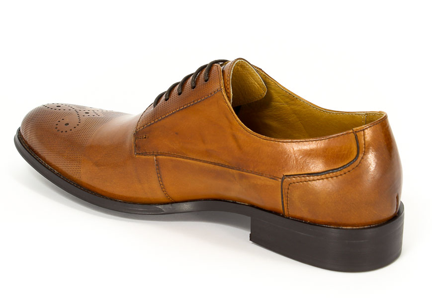 Półbuty Brooman John Doubare A954-08F-A105 Brown