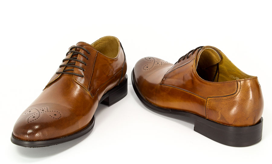 Półbuty Brooman John Doubare A954-08F-A105 Brown