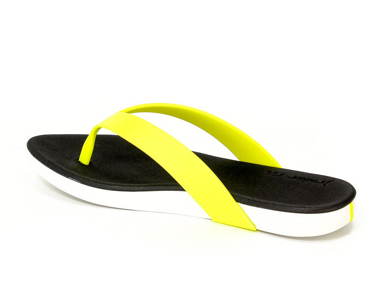 Klapki Rider 82134 22157 White/Black/Green