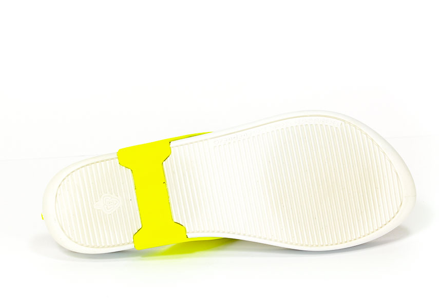 Klapki Rider 82134 22157 White/Black/Green