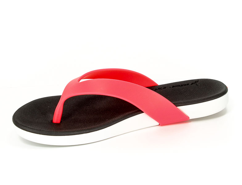 Klapki Rider 82134 21428 White/Black/Pink