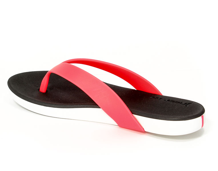 Klapki Rider 82134 21428 White/Black/Pink