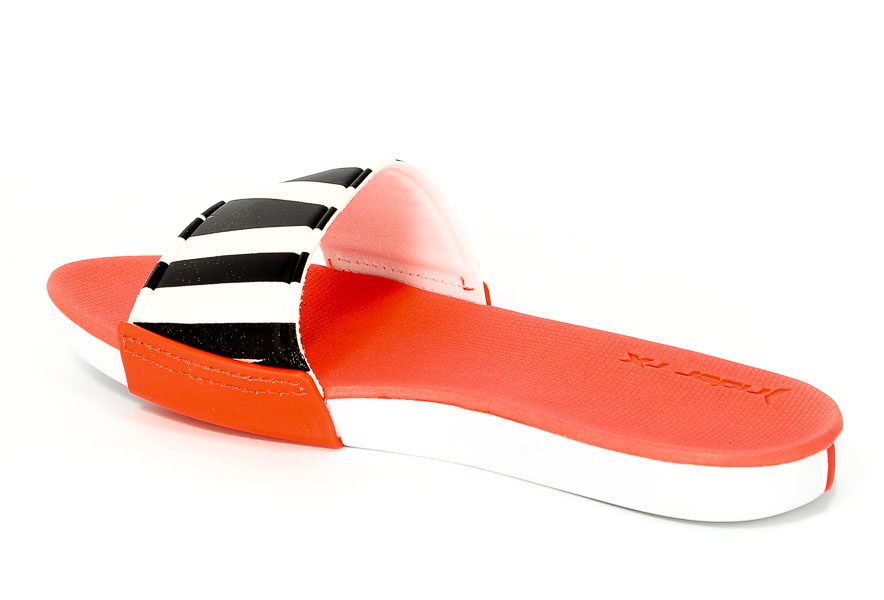 Klapki Rider 82135 23414 White/Black/Red