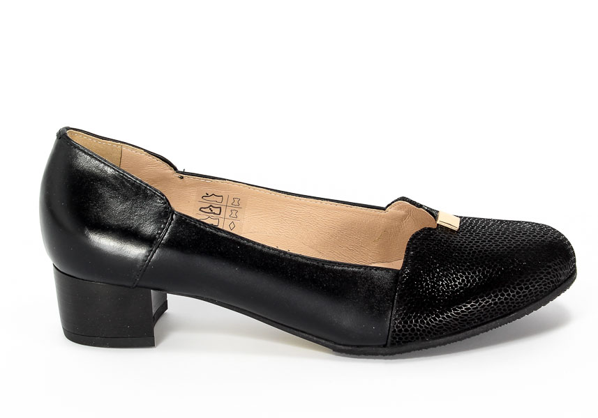 Czółenka Eksbut 27-4411-155/D43 Czarny lic