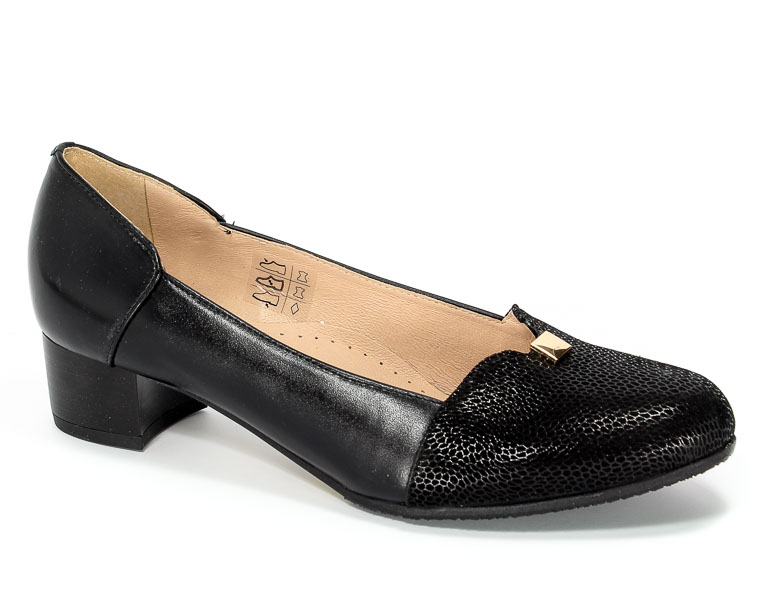 Czółenka Eksbut 27-4411-155/D43 Czarny lic