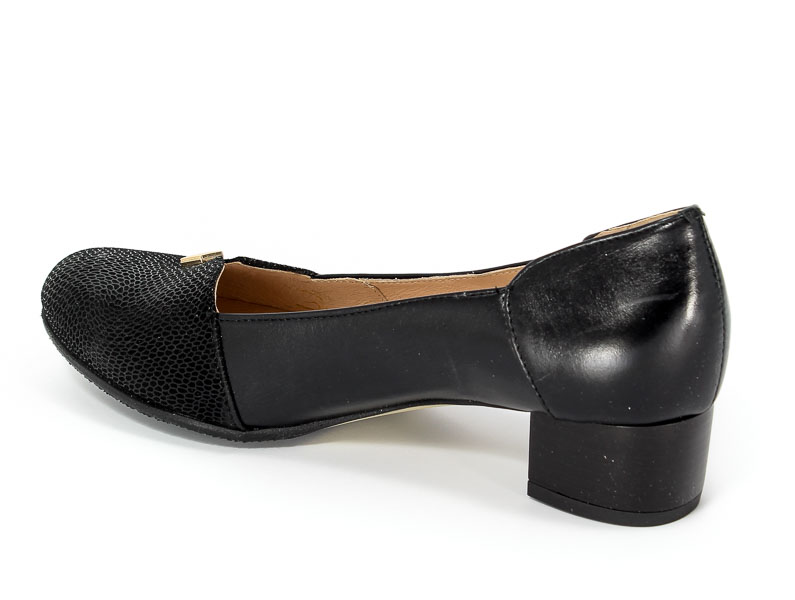 Czółenka Eksbut 27-4411-155/D43 Czarny lic