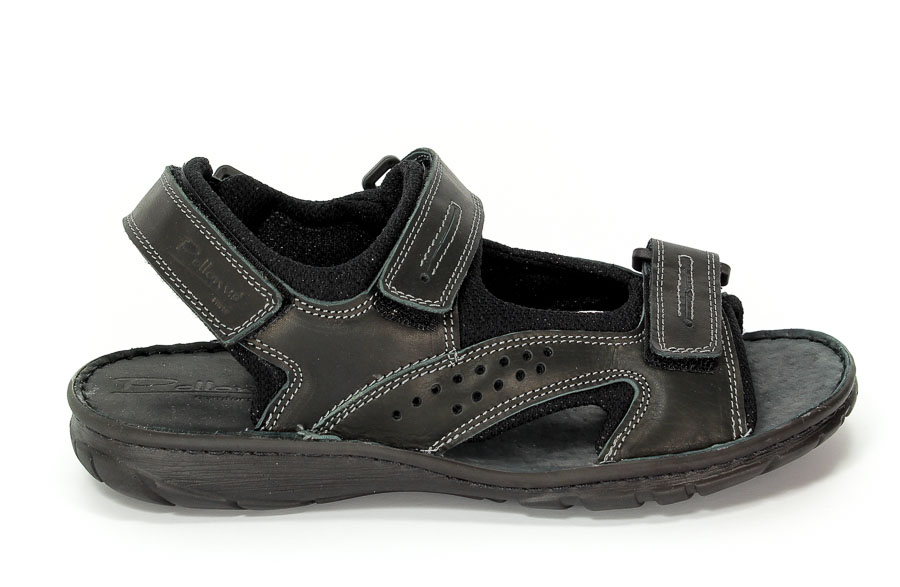Sandały Pollonus 6070 Czarny Krast