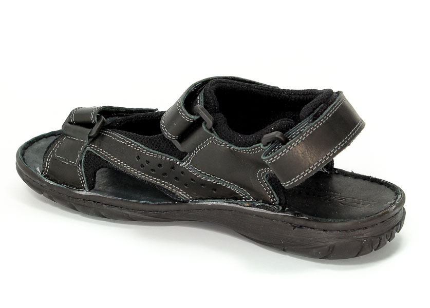 Sandały Pollonus 6070 Czarny Krast