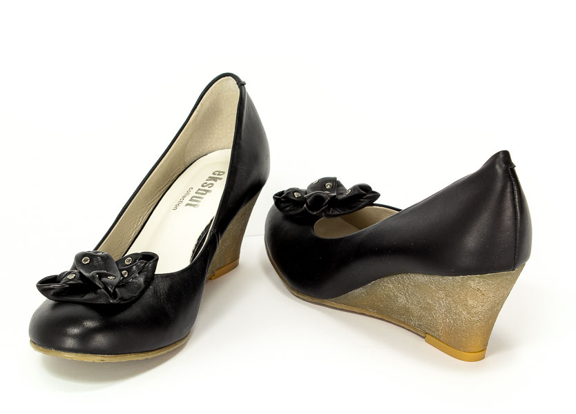 Czółenka Eksbut 21-2329 Czarny 155 Prz.