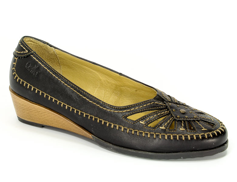 Półbuty Letnie Caprice 9/9-24981/38 Black Prz.