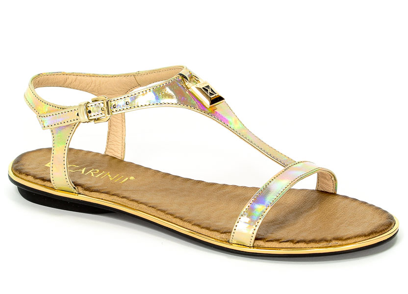Sandały Carinii B4012-180-000-000-971 Złoty