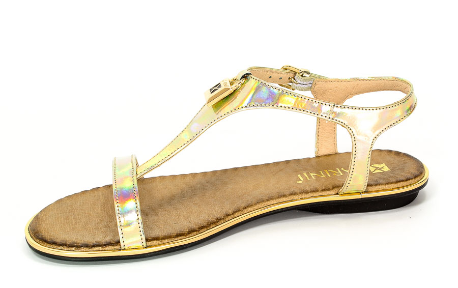 Sandały Carinii B4012-180-000-000-971 Złoty