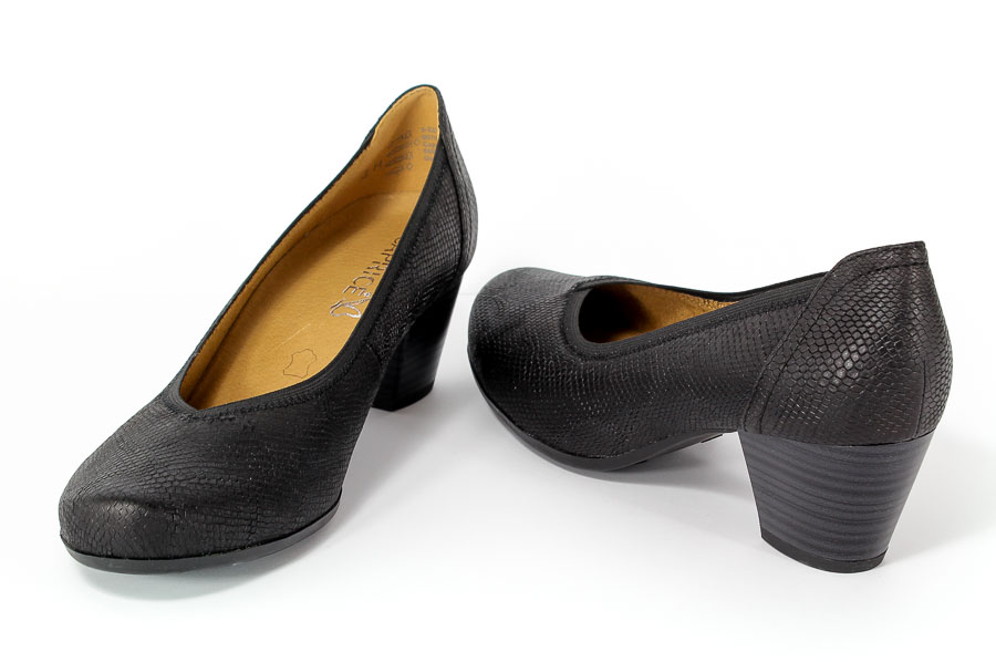 Czółenka Caprice 9-22300-29 030 Black Snake