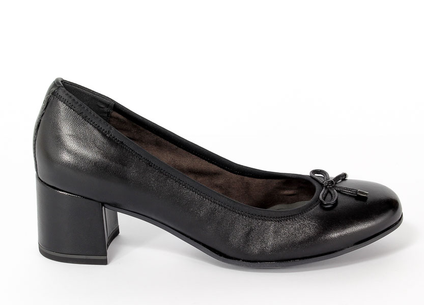 Czółenka Tamaris 1-22305-29 003 Black Leather