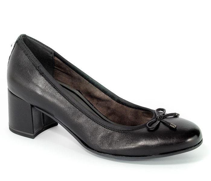 Czółenka Tamaris 1-22305-29 003 Black Leather