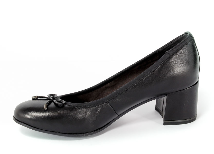 Czółenka Tamaris 1-22305-29 003 Black Leather