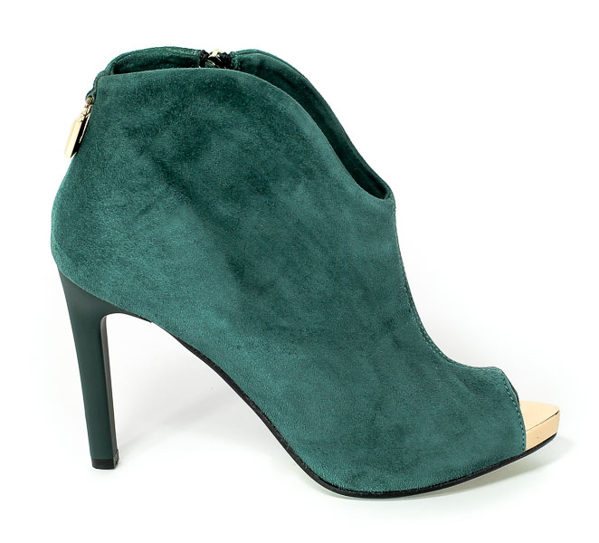 Botki Letnie Carinii B3874-I74-000-000-C17 Zielony