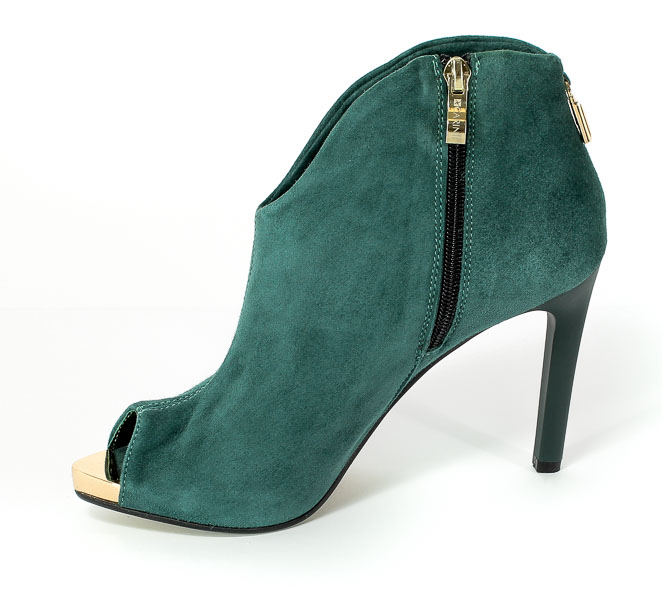 Botki Letnie Carinii B3874-I74-000-000-C17 Zielony