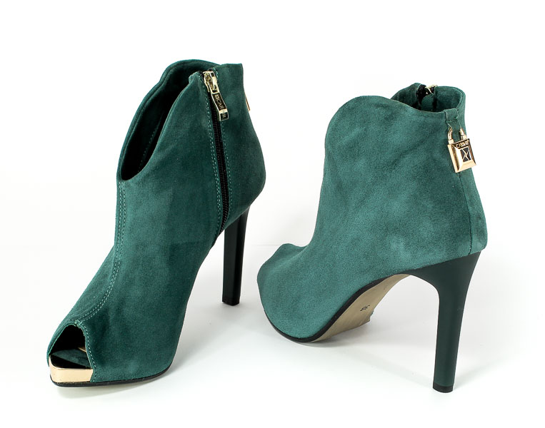 Botki Letnie Carinii B3874-I74-000-000-C17 Zielony