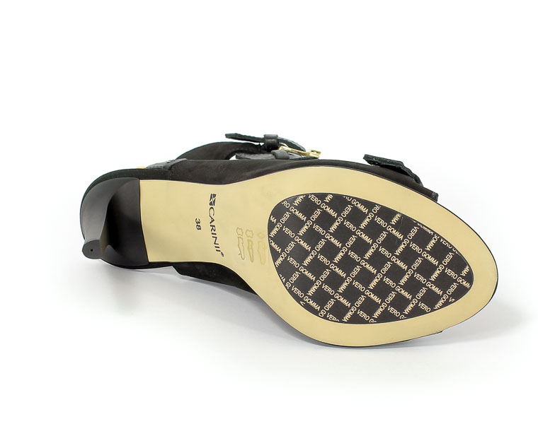 Botki Letnie Carinii B3891-360-E50-000-B40 Czarny