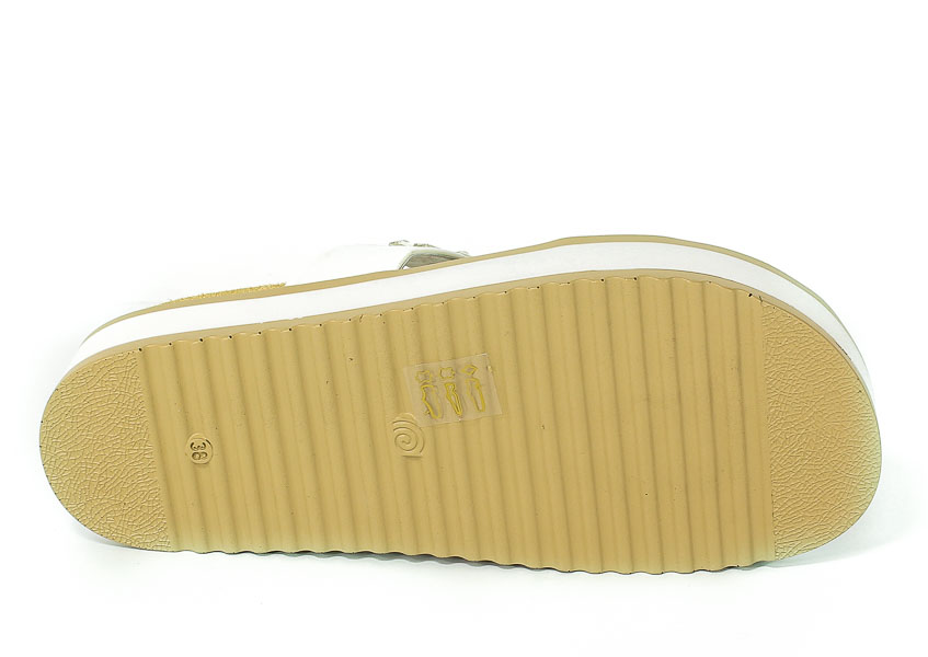 Klapki Carinii B3950-G34-000-000-C34 Biały