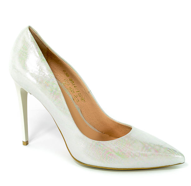 Czółenka Visconi 8014557/038 Tęcza bianco